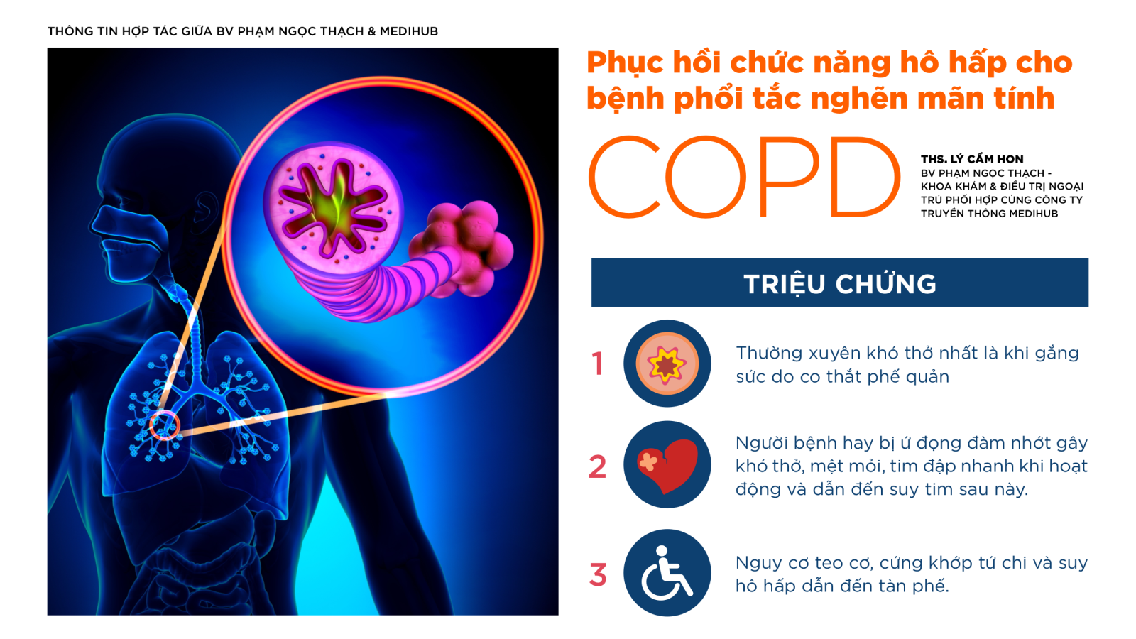 Phục hồi chức năng hô hấp cho bệnh phổi tắc nghẽn mạn tính (COPD)